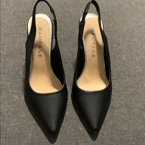 Rampage sling back heels